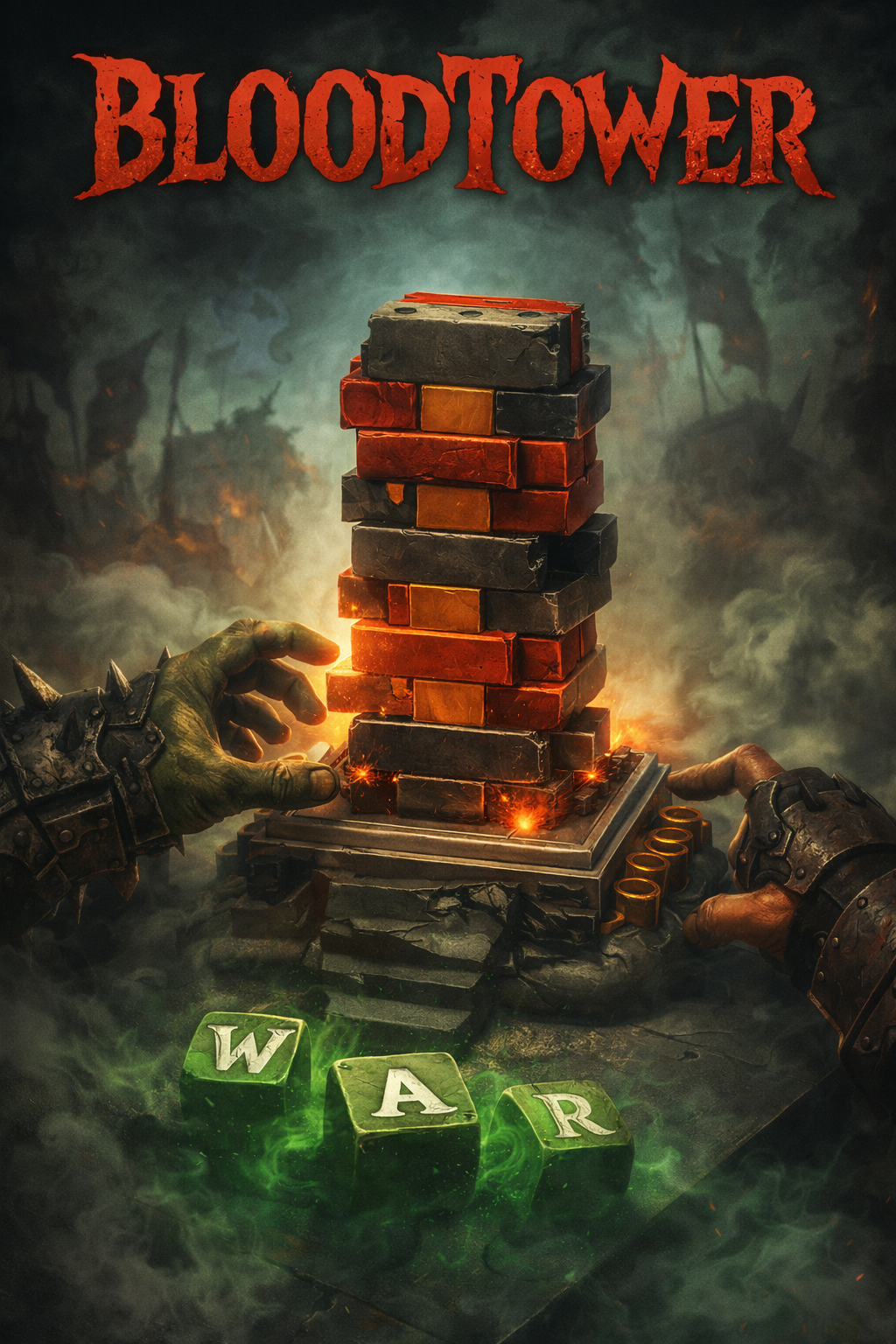 BloodTower - A 3D Printable Tower Stacking Game