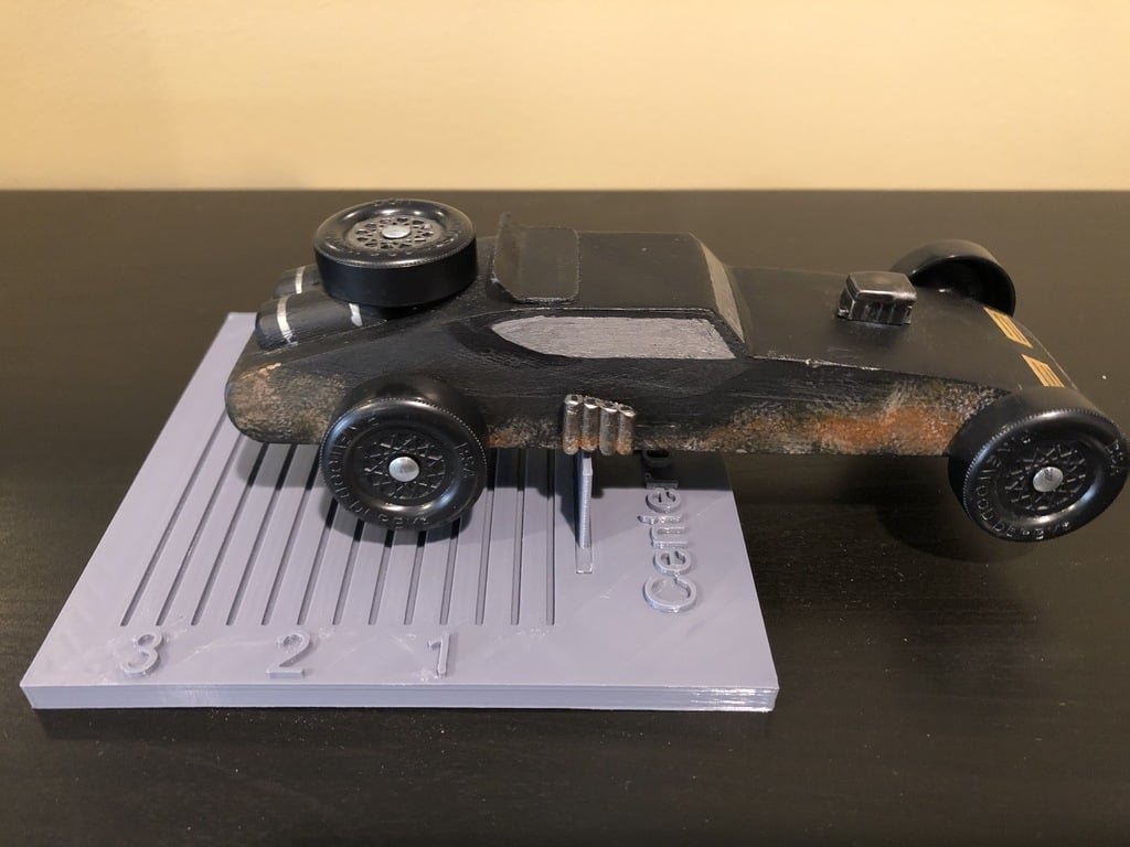 Pinewood Derby Center of Gravity Scale