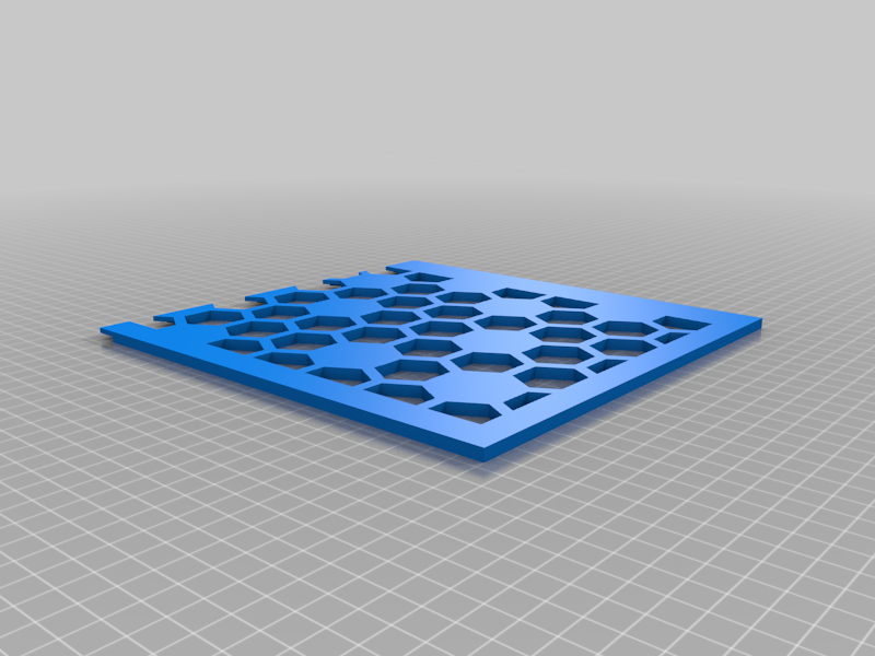 011 Dynamic Hexagon-Mesh Front Panel
