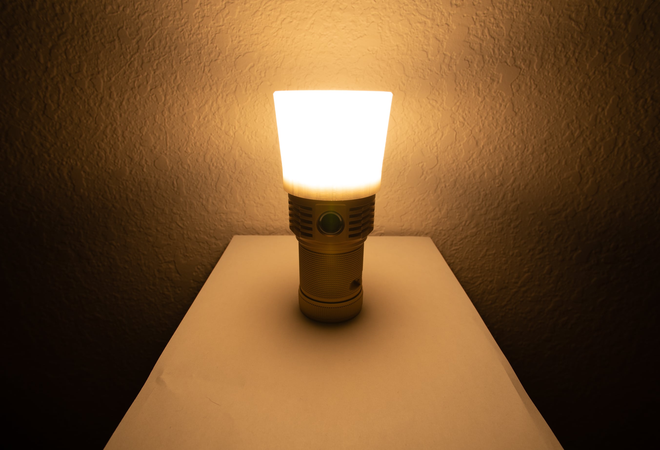 Flashlight lantern diffuser for Emisar D18 58mm bezel torch