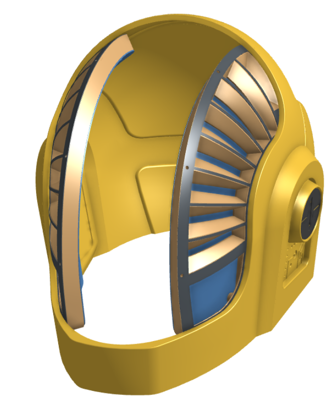 Daft Punk Guy Manuel Helmet - Wearable!