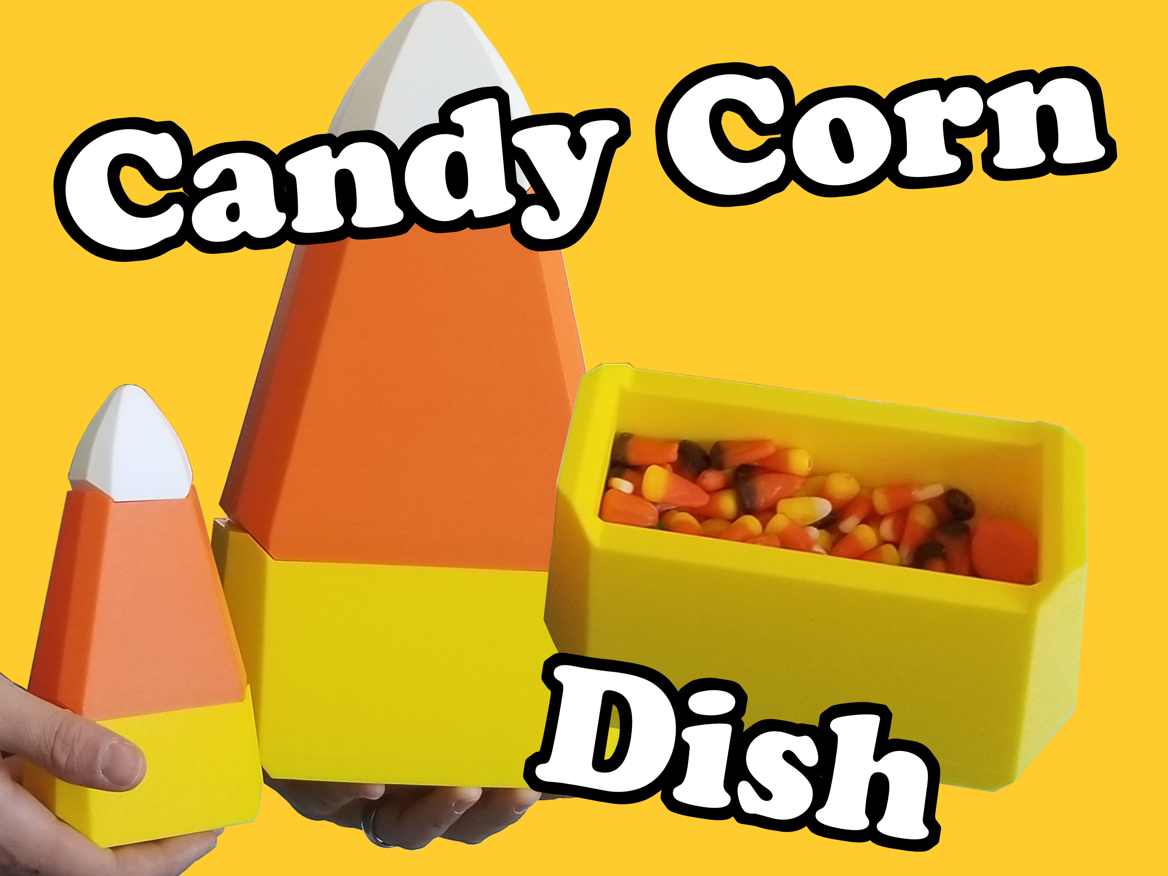 Candy Corn Dish