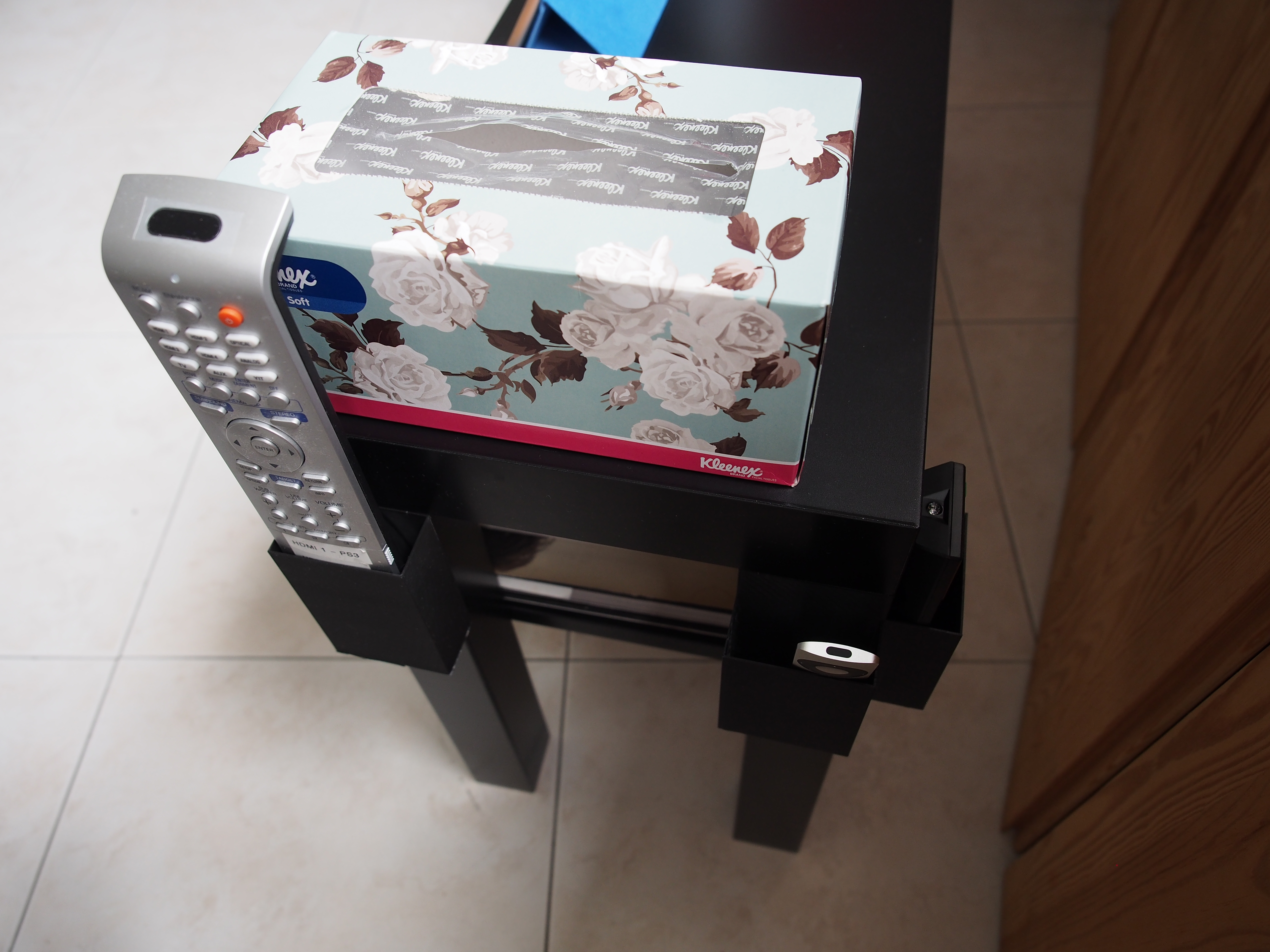 IKEA Lack Table Remote Control Holder
