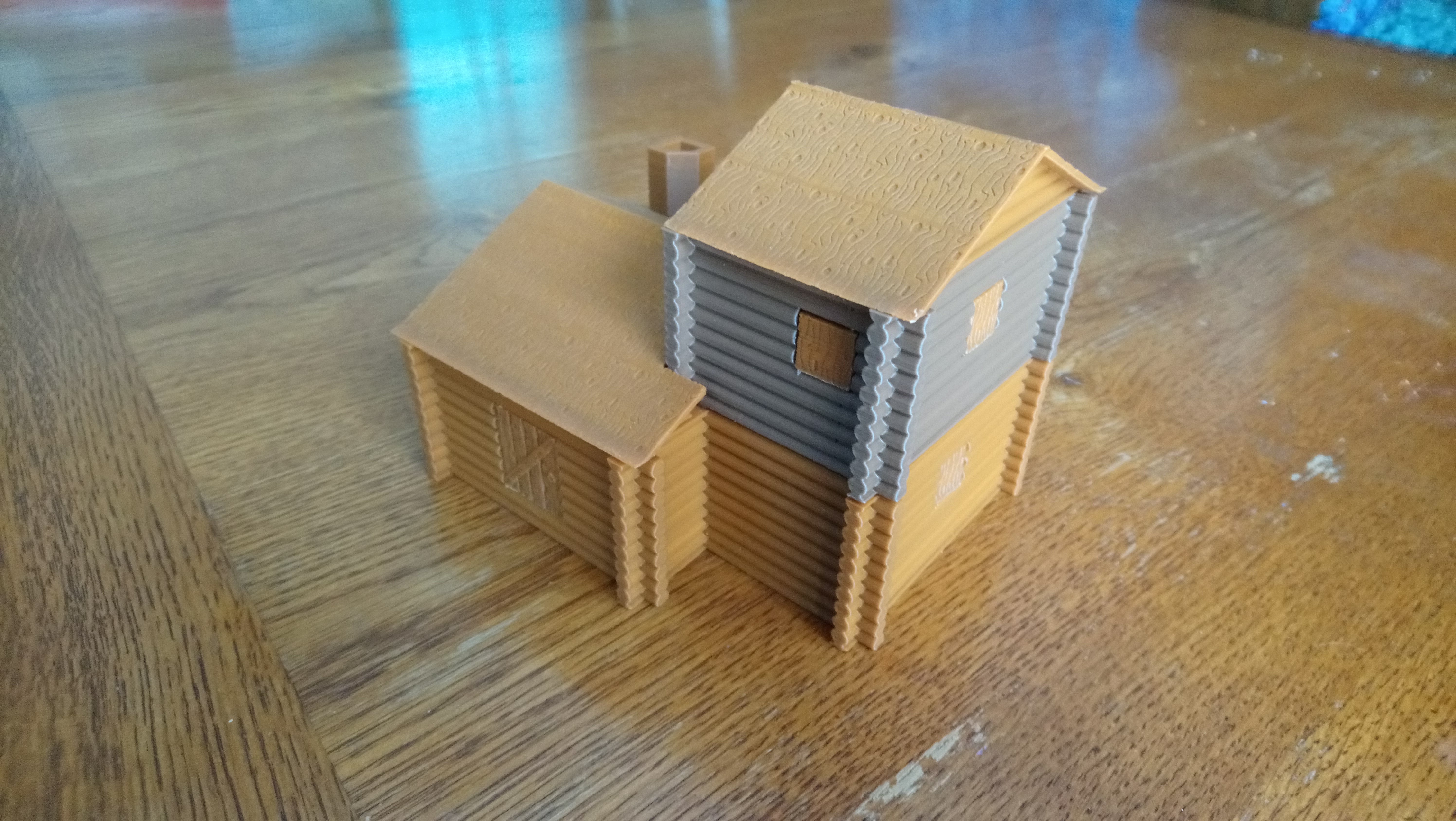 Simple Log Cabin (28mm scale)