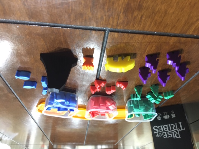 Rise of Tribes Board Game Deluxe Components