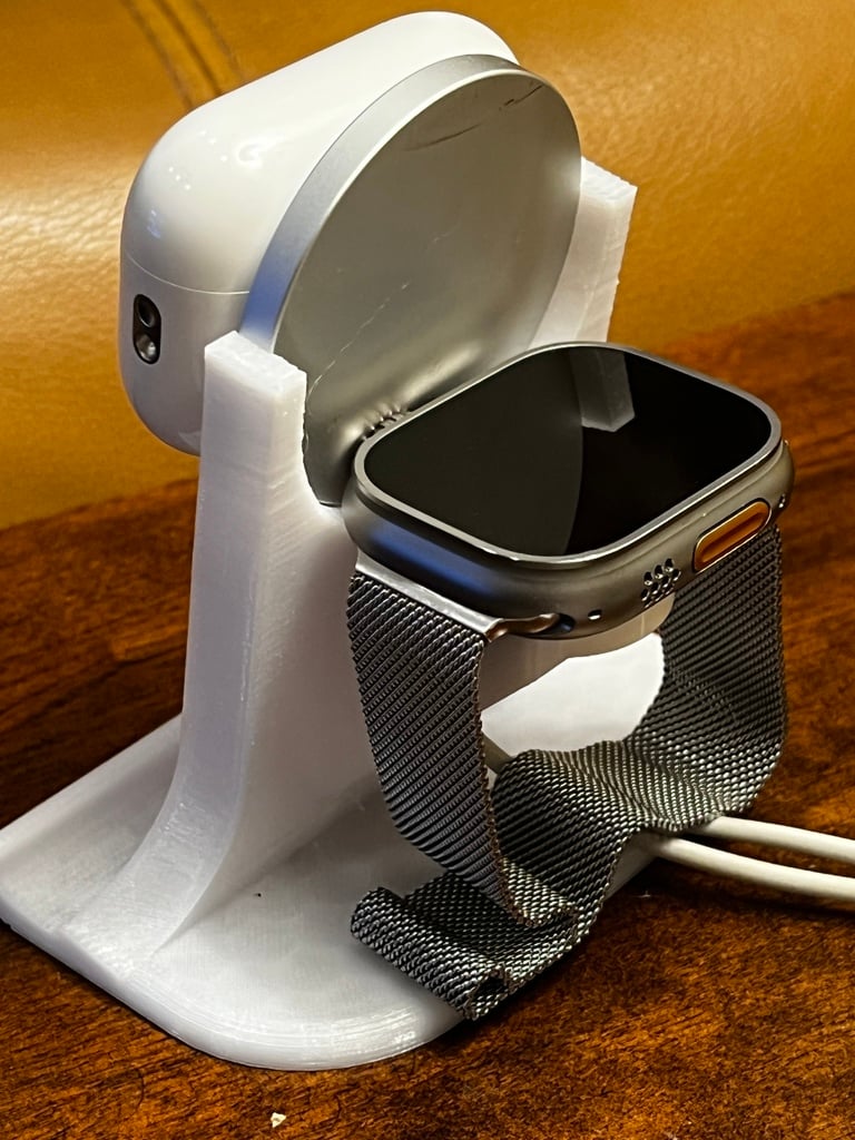 Magsafe and Apple Watch charger combined stand