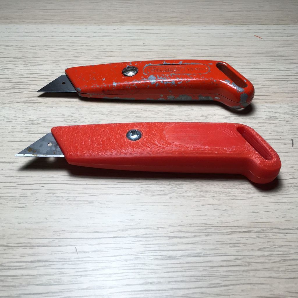 Stanley knife/saw blade handle - vintage 10-015 shape replica