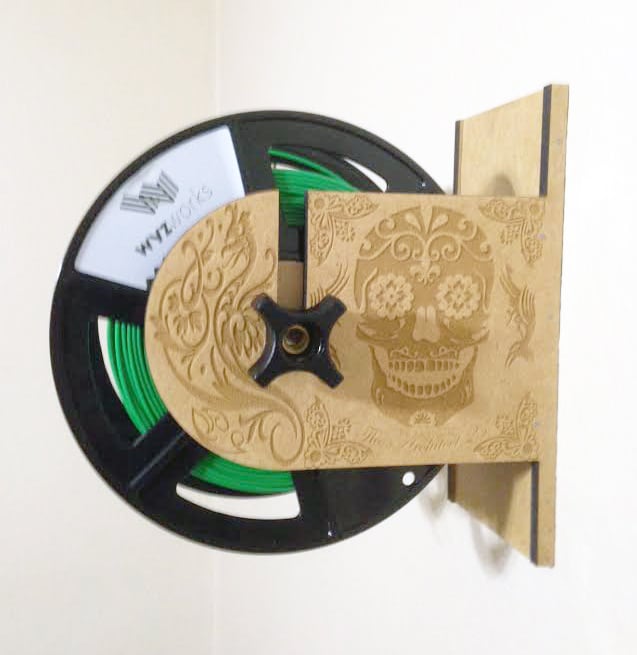Wall Mounted Spool Holder Laser Cut