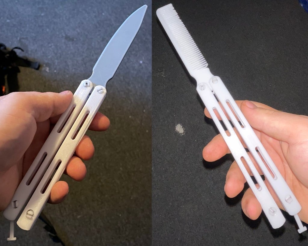 V2 trainer buttefly knife
