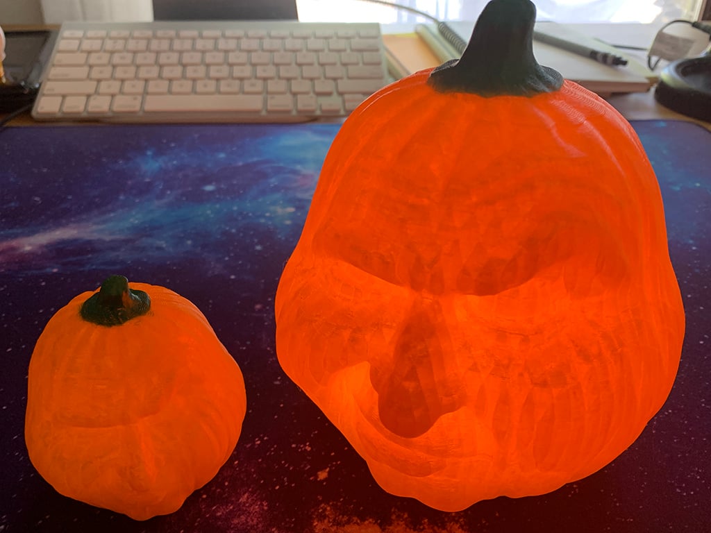 Grumpy Pumpkins Recessed for LED Lights