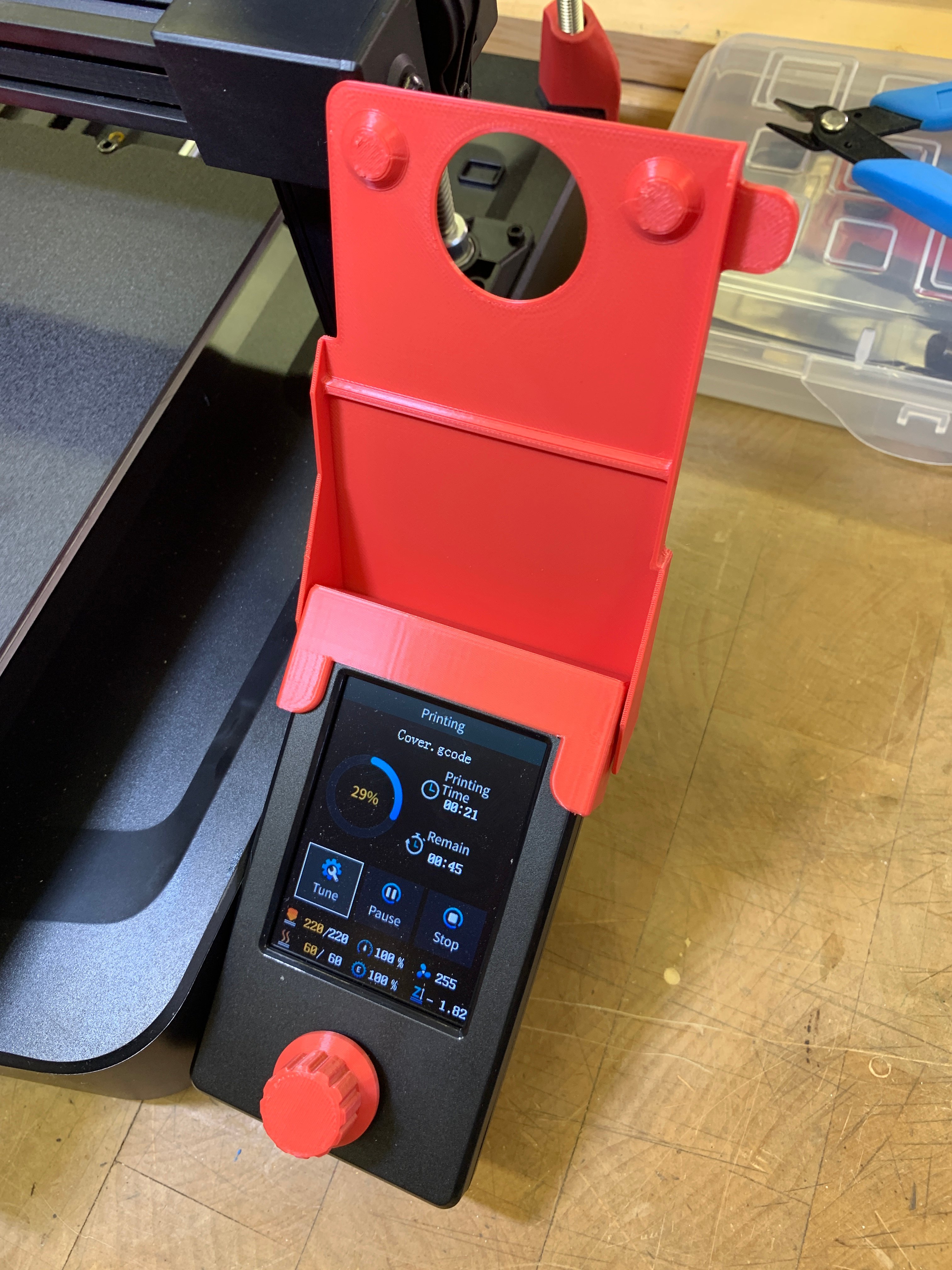 Hinged Dust Cover for Ender 3 V3 SE
