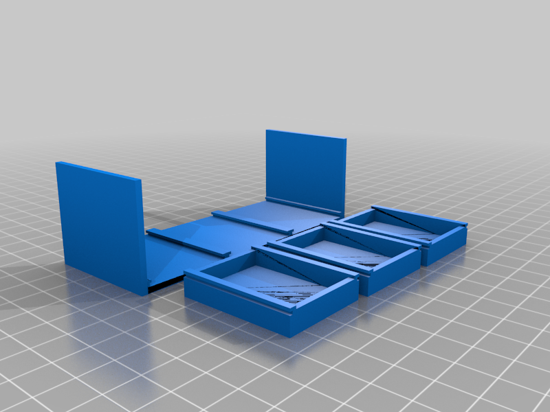 Three Drawer Coffee Table 1:12 Scale