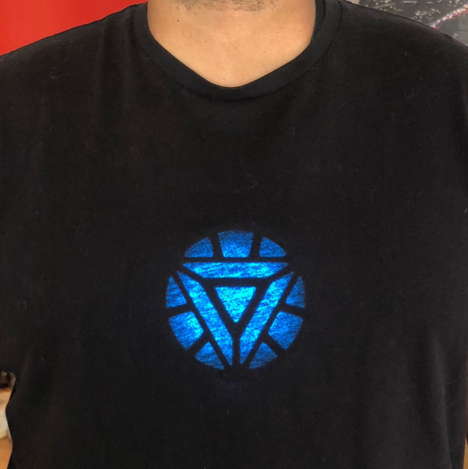 Wearable Arc Reactor LED prop