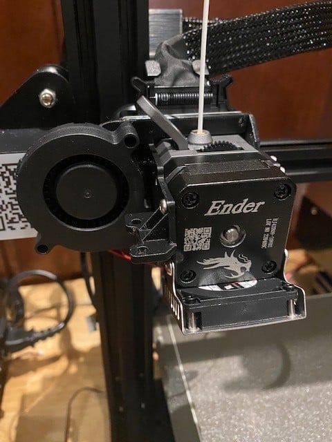 Ender 3 Sprite Extruder hot end fan replacement with 5015 blower