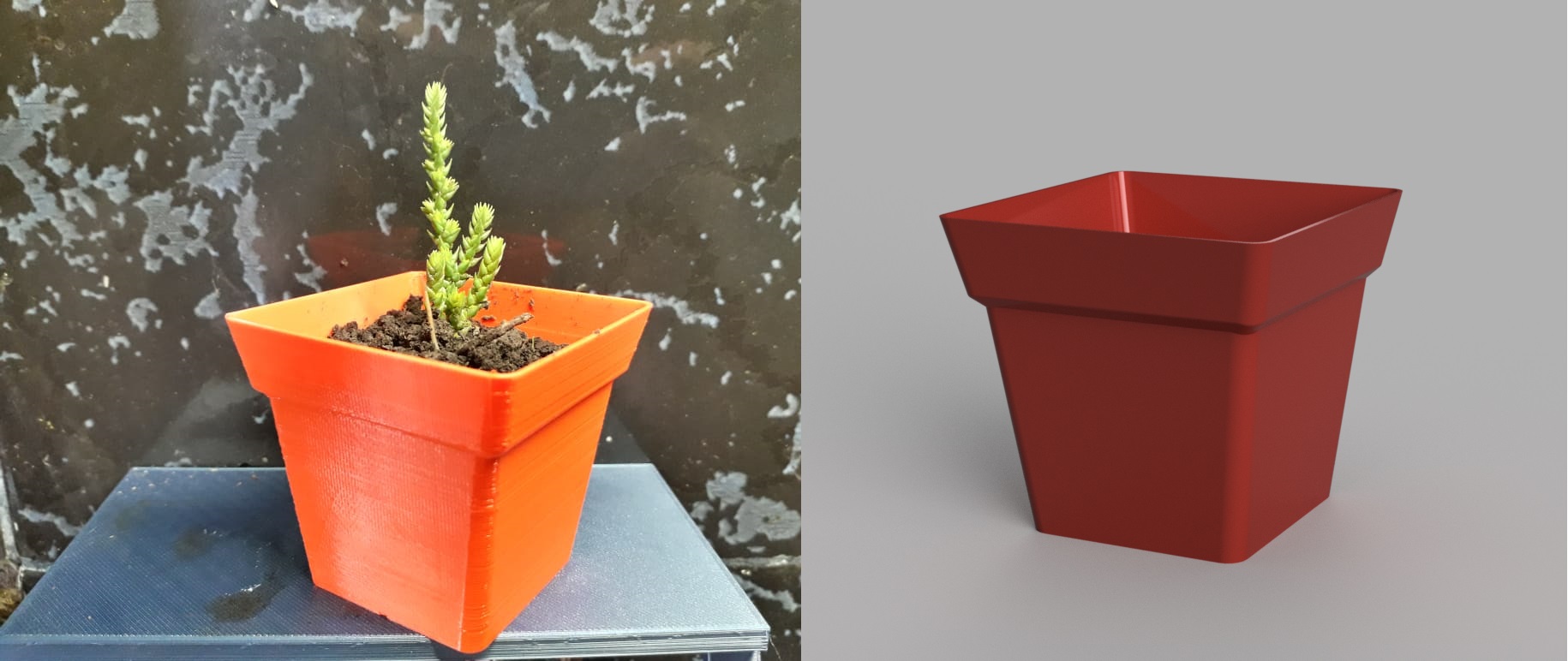 Very Simple Square Planter
