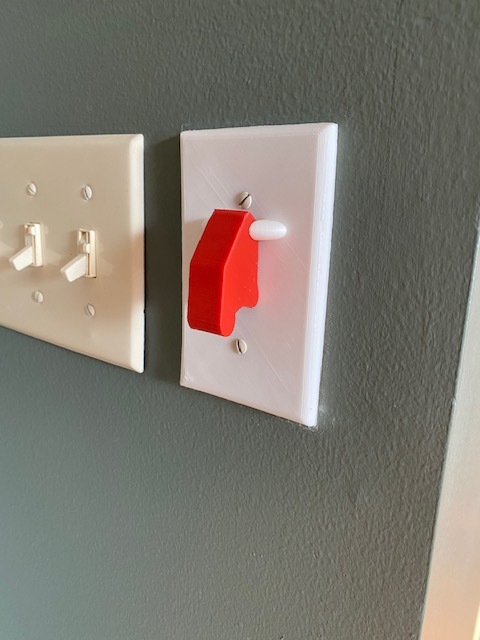 Wall Toggle Switch - Switch Plate Cover