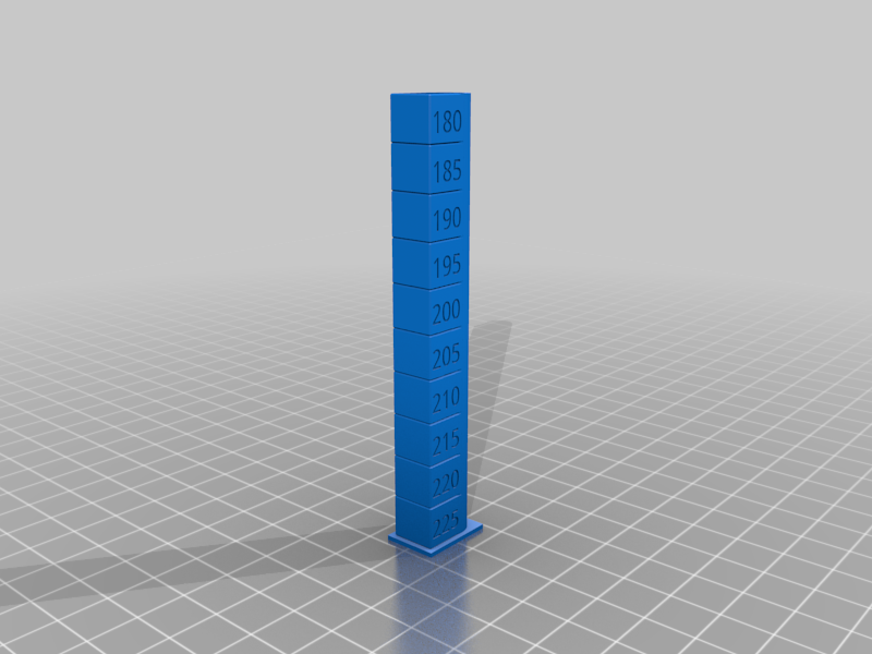 PLA Temp Test Tower