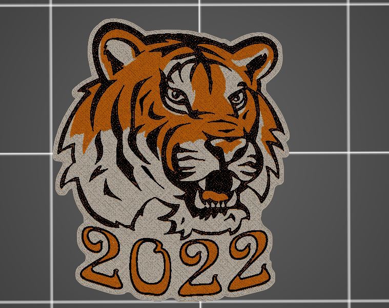 Tiger 2022 (3 color, 1 nozzle)