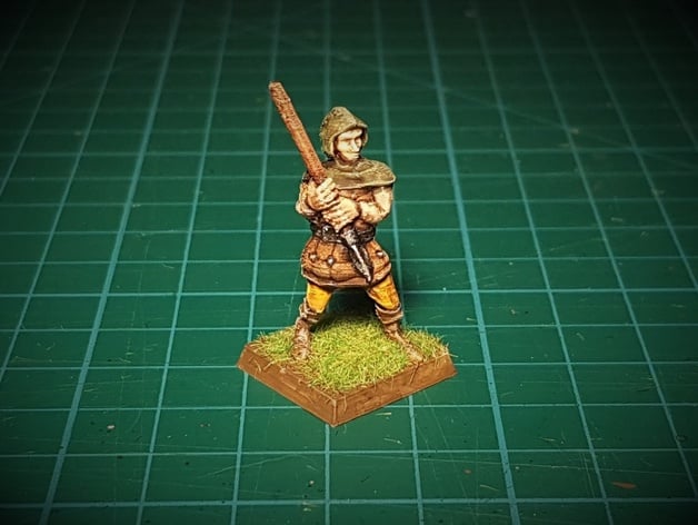 Image of Bandit with spear 28mm (no supports needed)