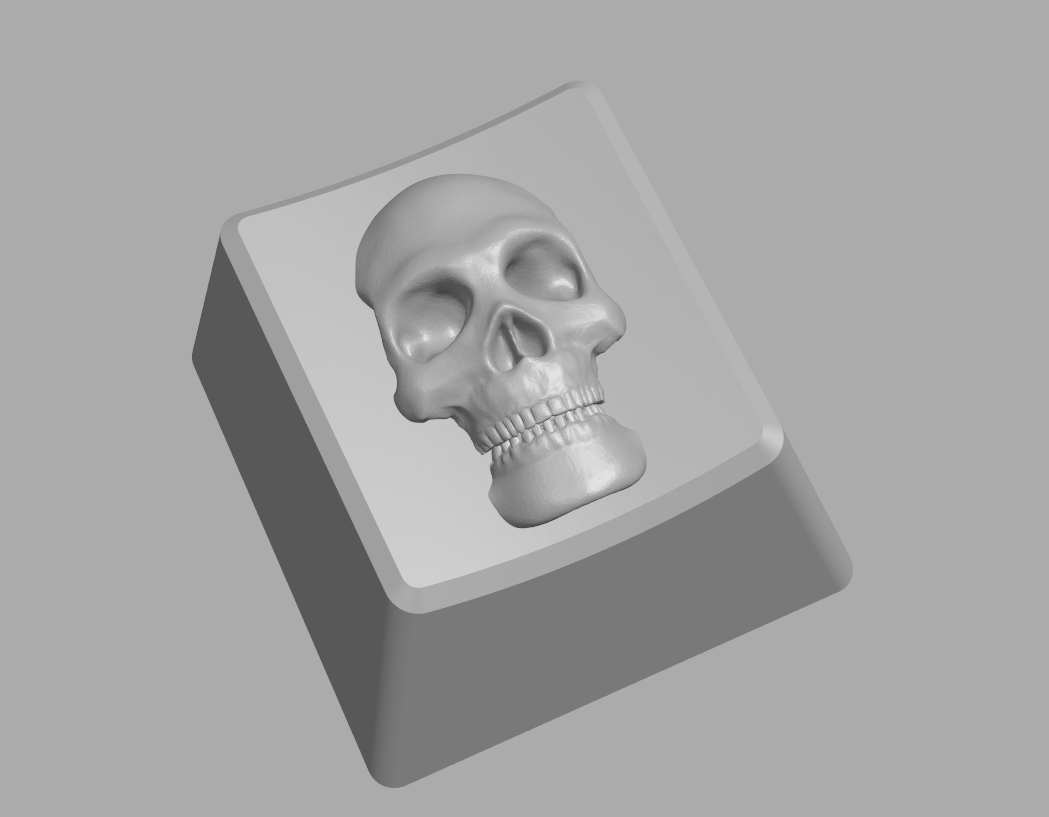 Skull Keyboard Key