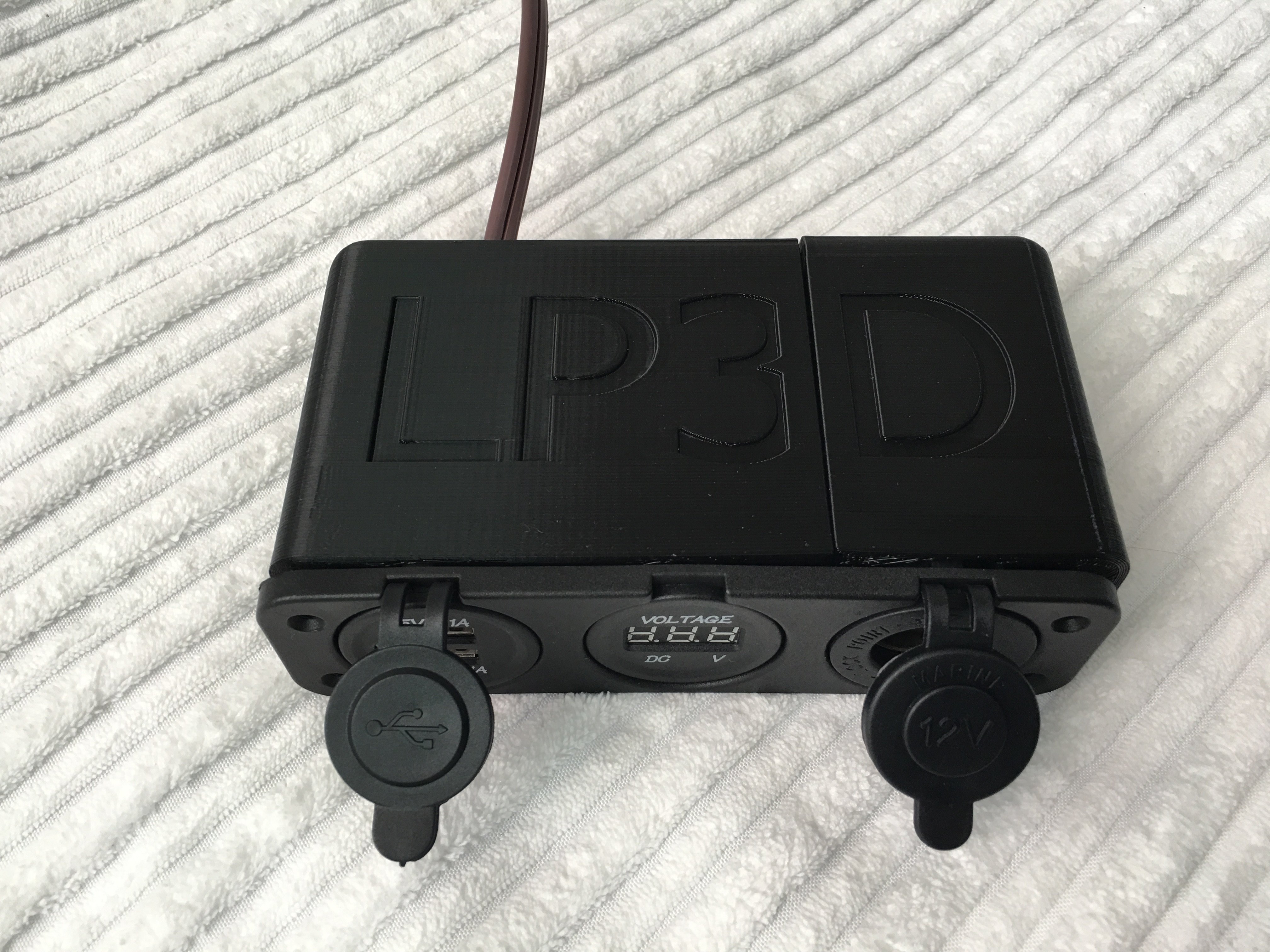 Car power panel enclosure