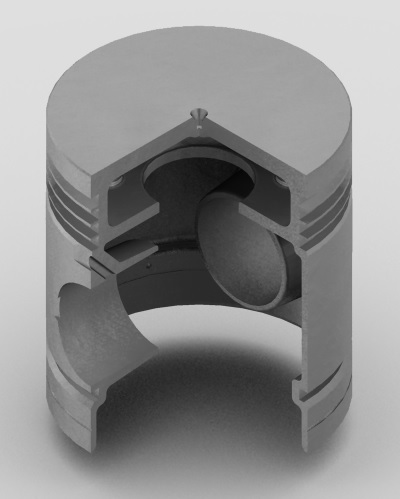Model Tractor Piston