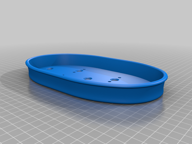 Oval Bonsai Pot - No support print with feet