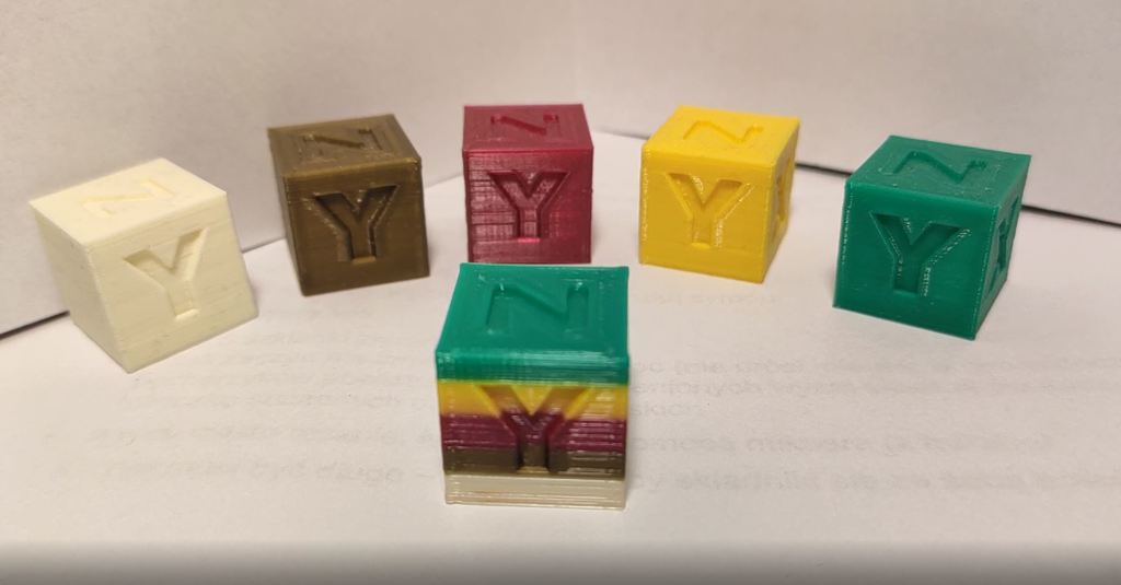 Anycubic 4max pro multicolor print