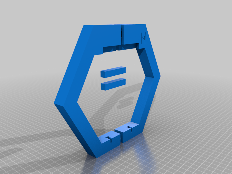 MORE Modular hexagonal shelf