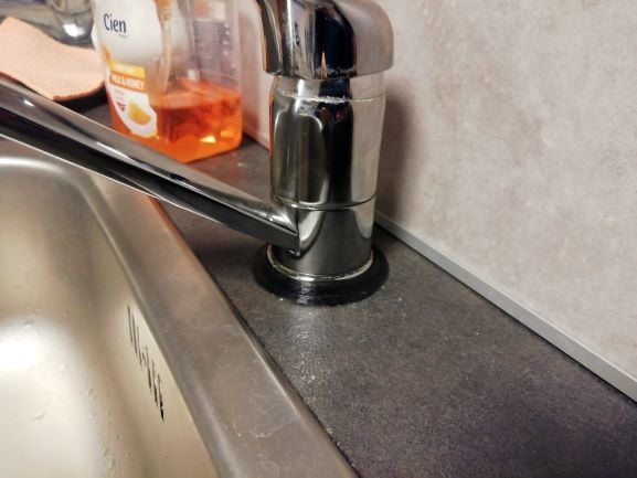 Kitchen mixer tap washer