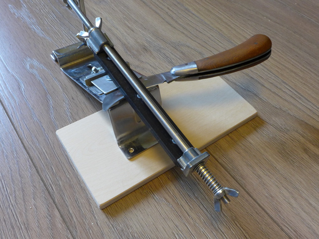 Sandpaper holder for Ruixin knife sharpener