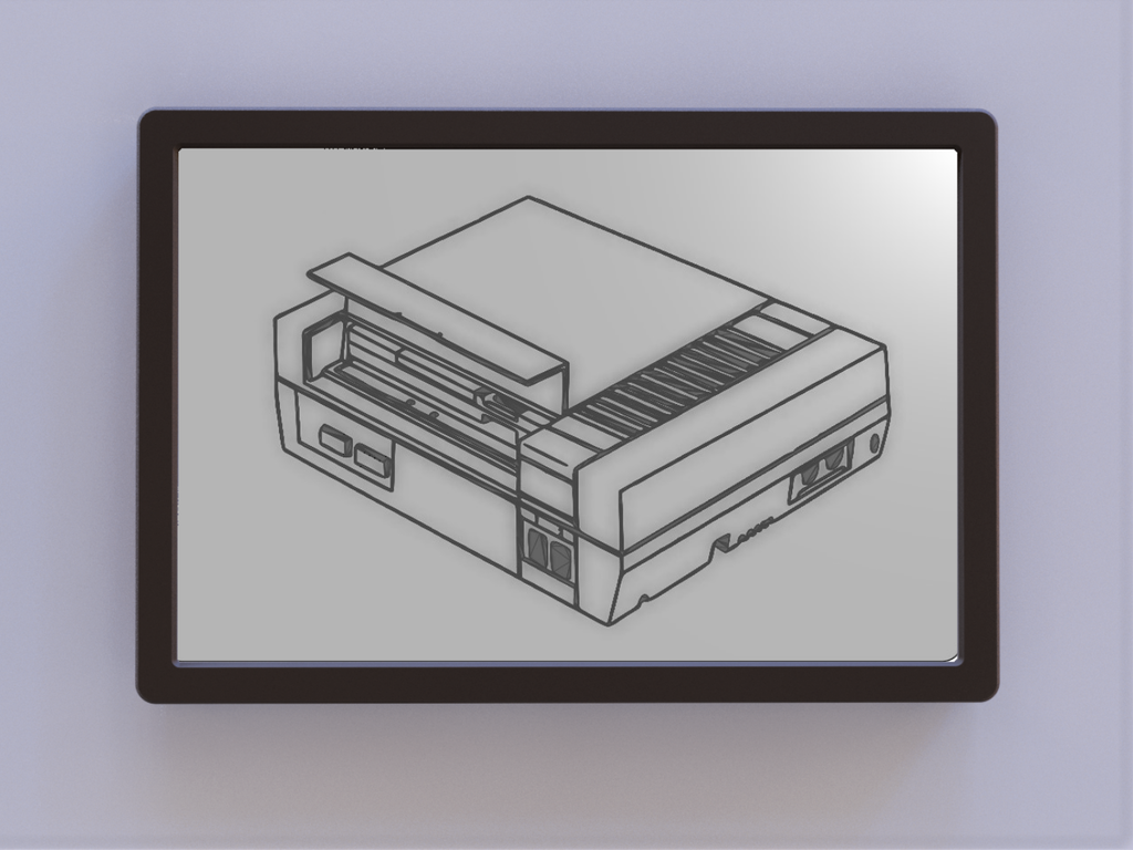 NES Console Patent Art *