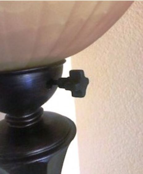 Lamp knob enabler