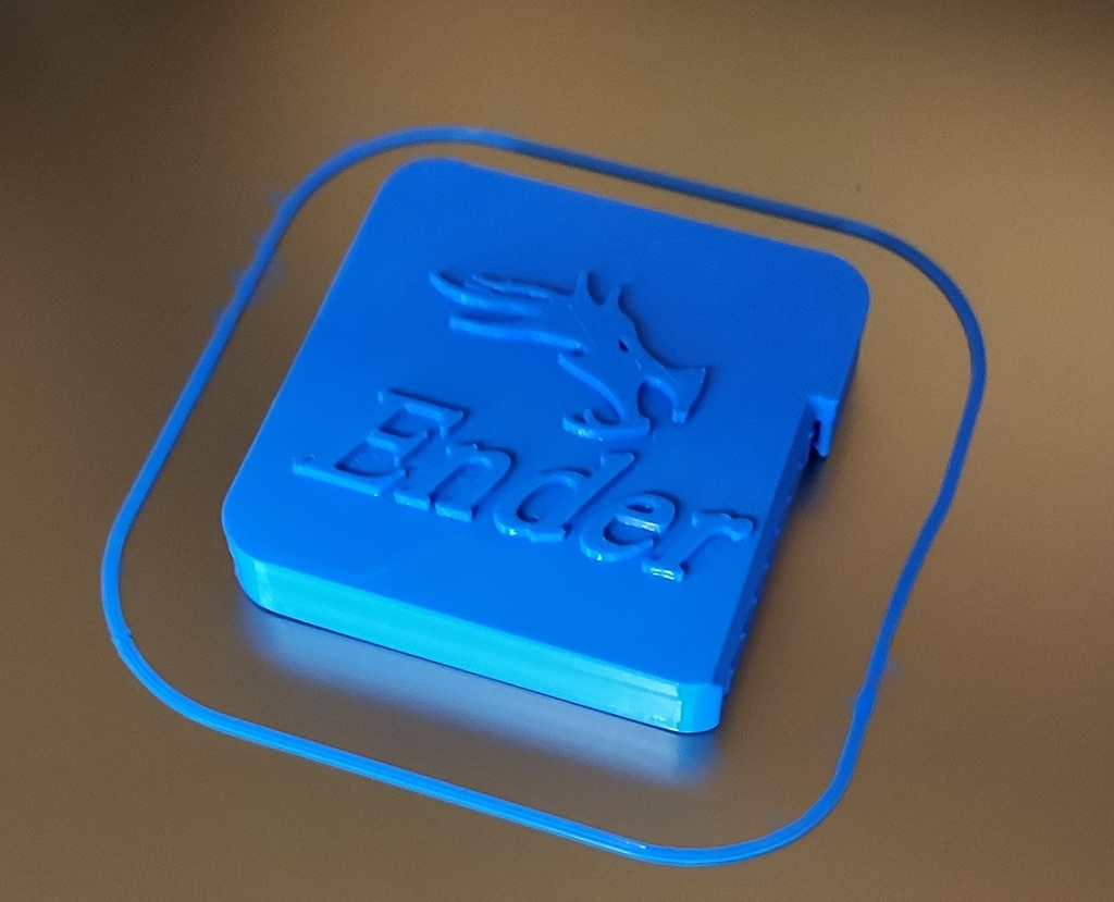 QR Code Cover with Ender Logo for Ender 3 v2 with CR-Touch installed