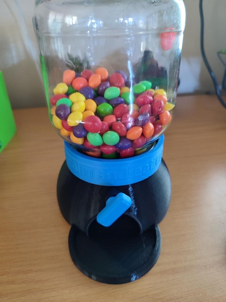 ChocNut Glass Candy Dispenser