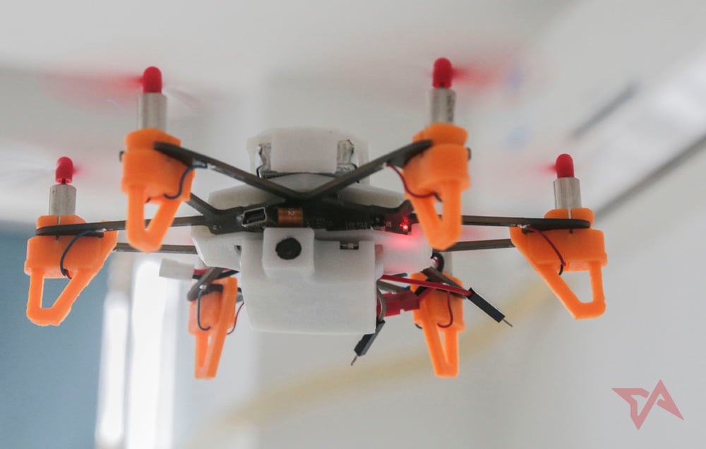 3D Print Mini Selfie Hexacopter Modeling - ELF VRdrone Project