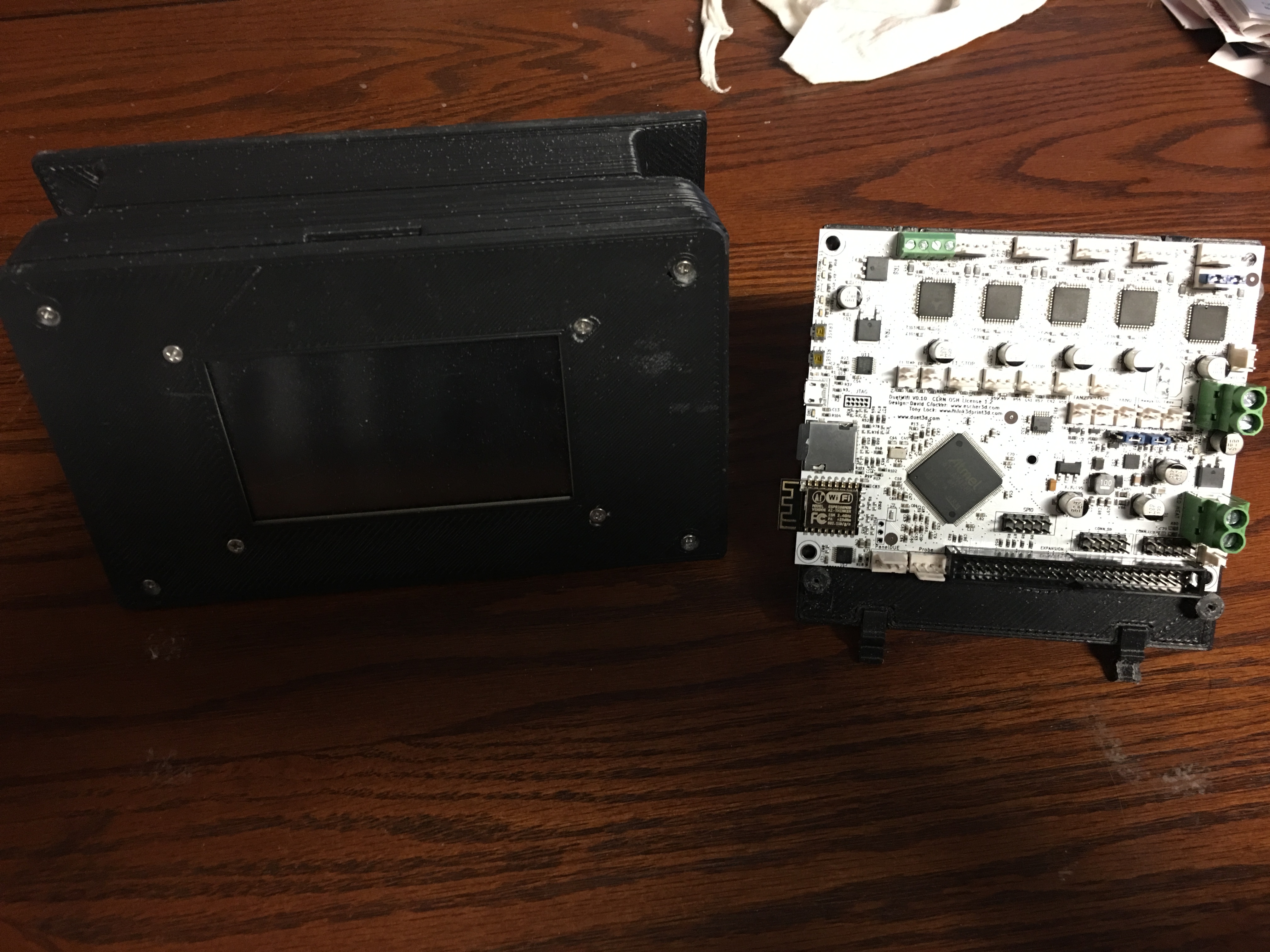 Duet Controller Housing for Paneldue, Duex4 and 4.3" LCD, or 7" Touchscreen Display For Rostock