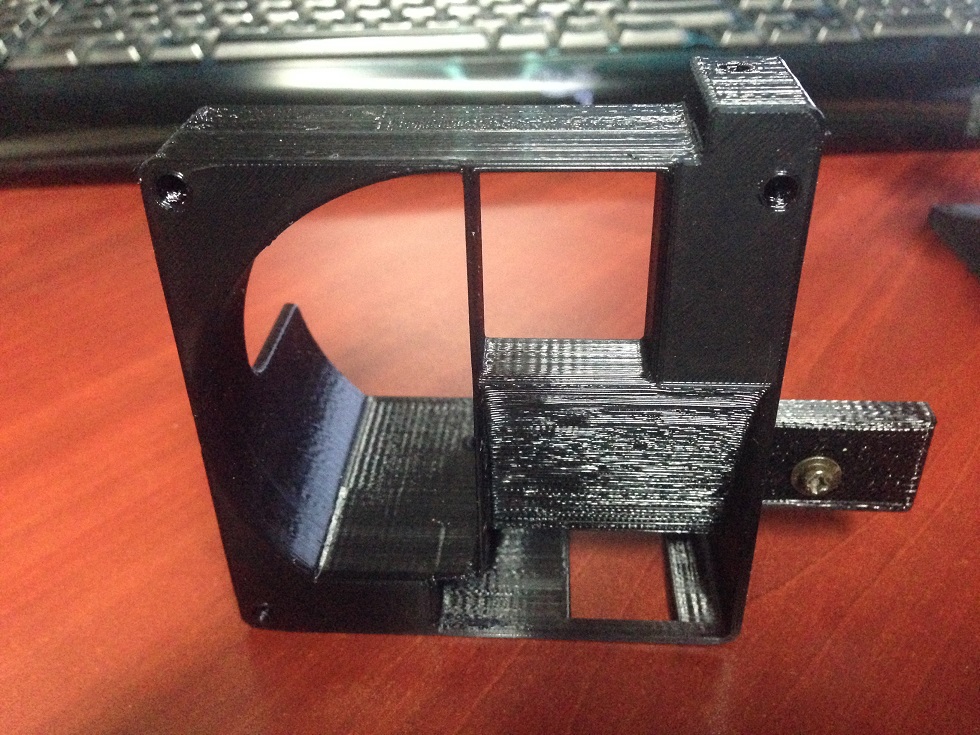 Lulzbot TAZ 5 80mm Fan Mount