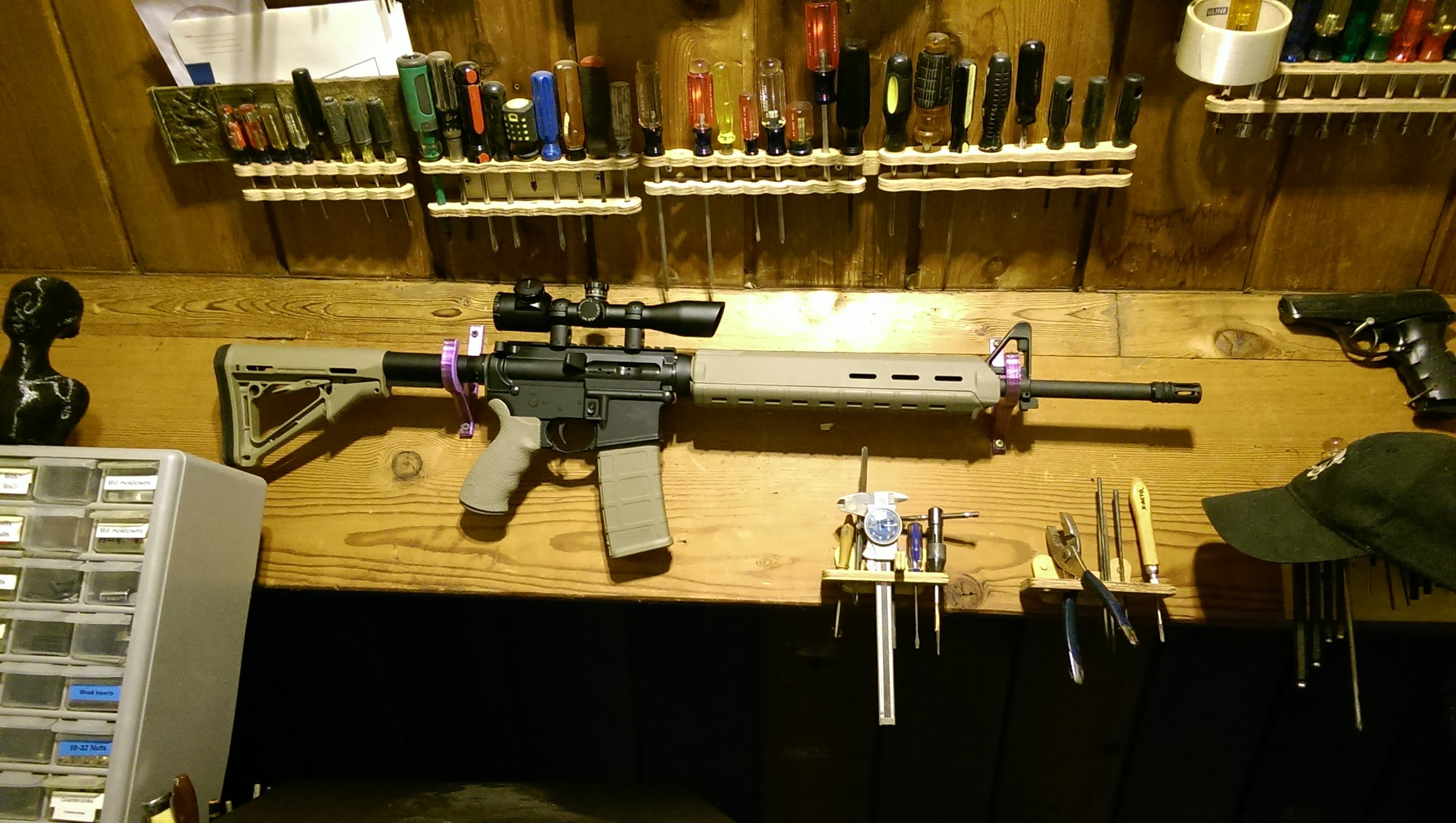 AR 15 wall rack