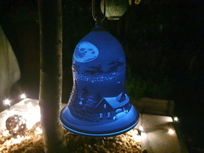 3D print Christmas bell lithophane decoration