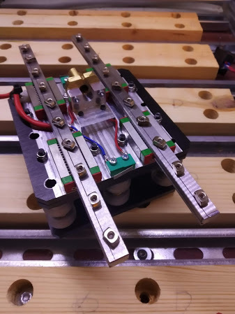Workbee Z axis upgrade with mgn12 rails