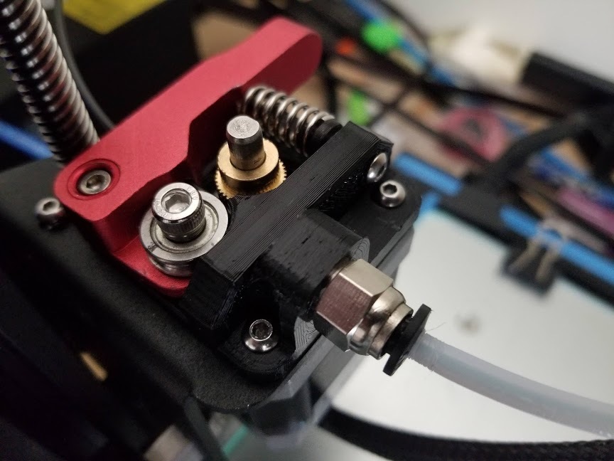 Creality CR10/Ender 3 M10 thread Extruder for Flexible Filament. 