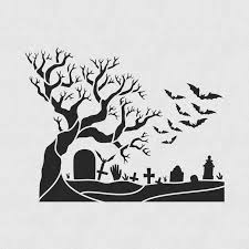 Graveyard stencil