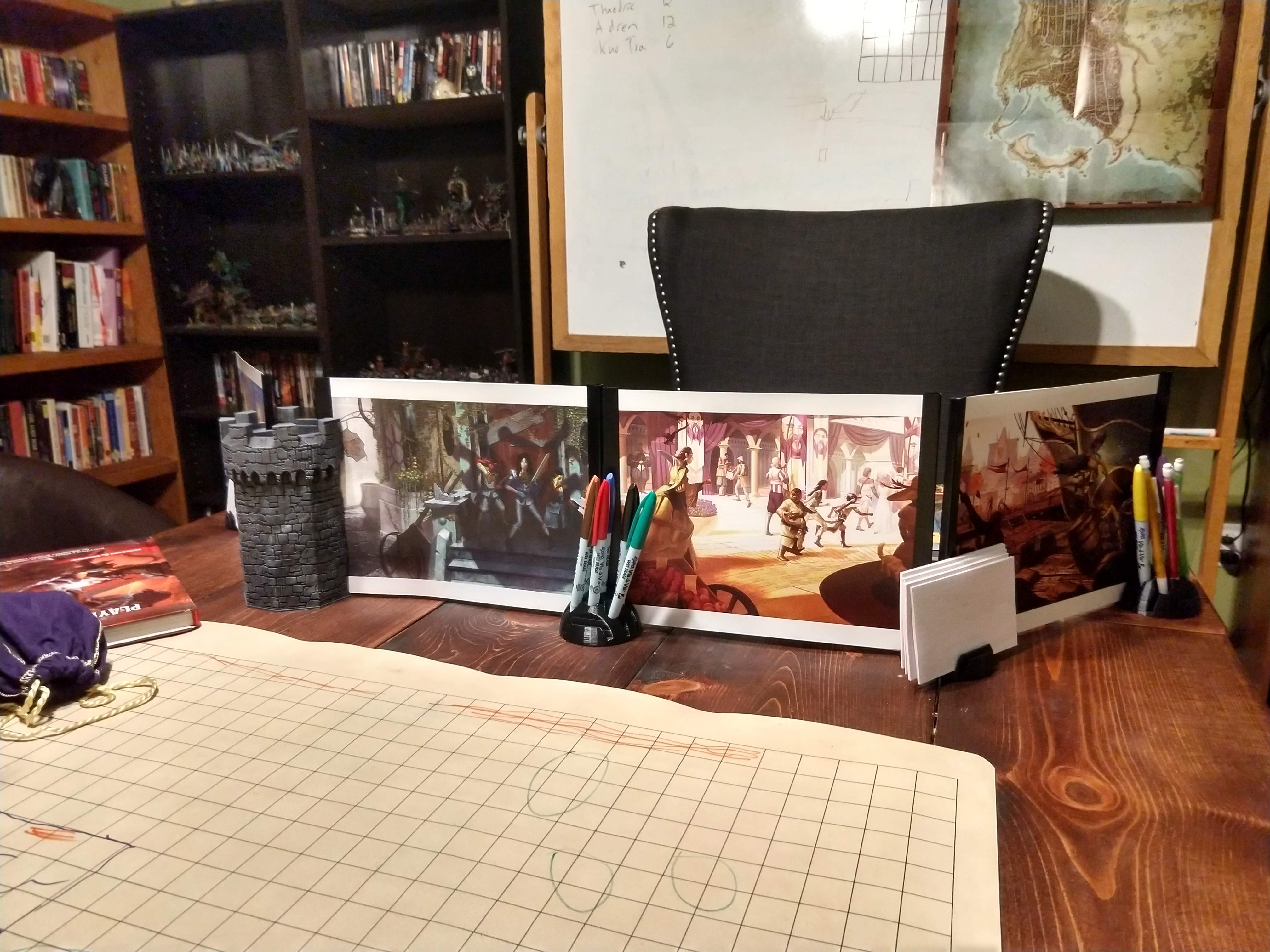 Adventure Flex:  Make your Own GM Screen, Dice Tower, and Supply Organizers for GM and Players.