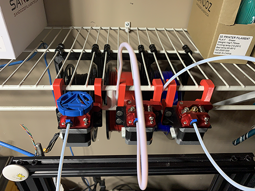 Wire Shelf Extruder and Spool Mount
