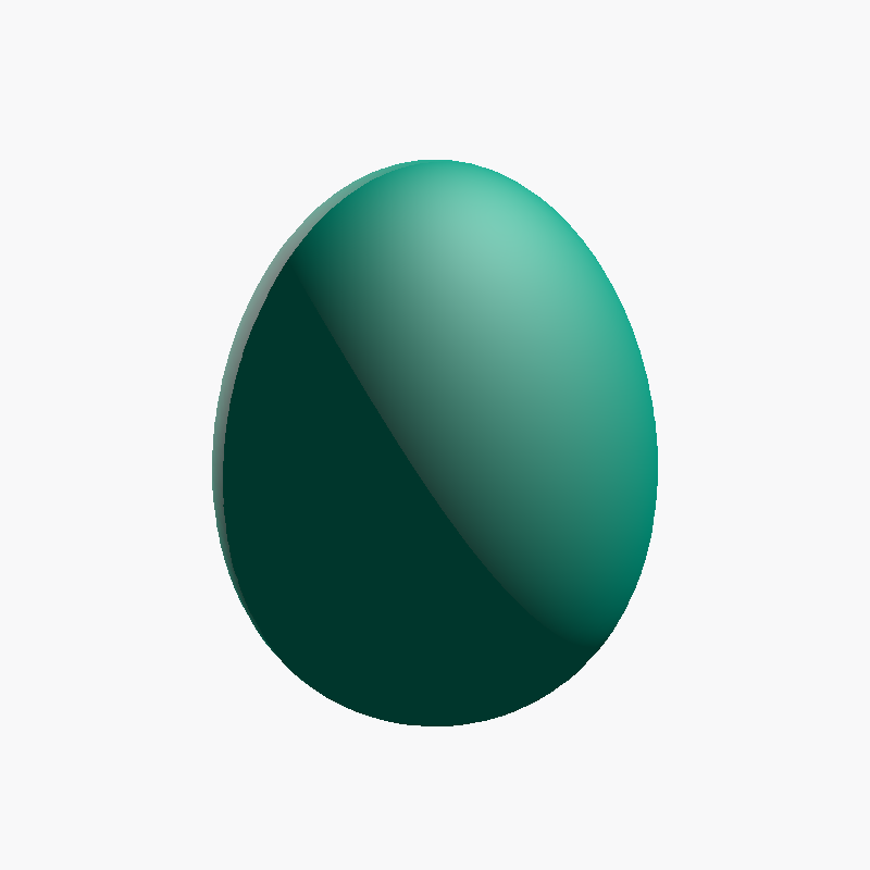 Parametric Egg Generator (STEP, Customizable, CNC & 3D Printing)