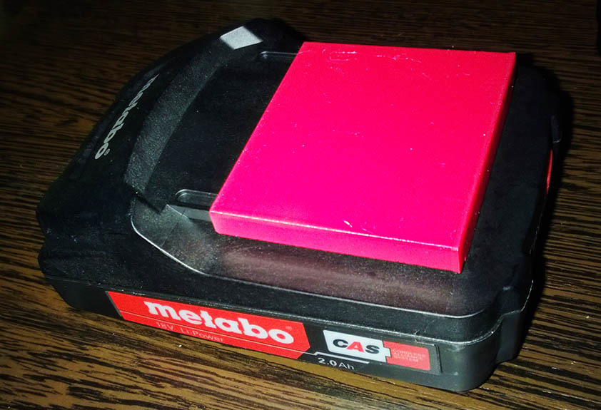 Metabo 18V battery cover