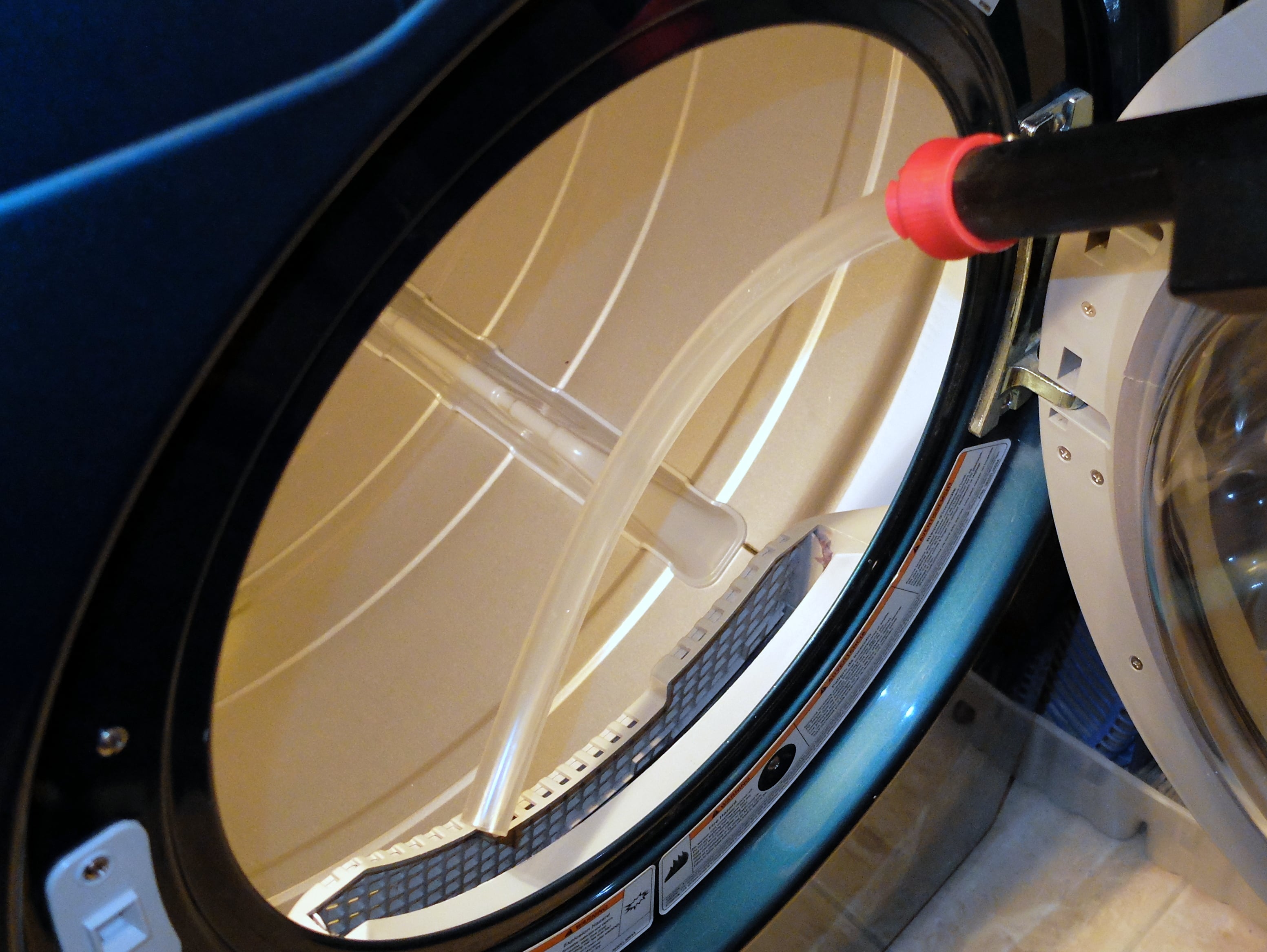 Dryer vent cleaning (vacuum adapter)