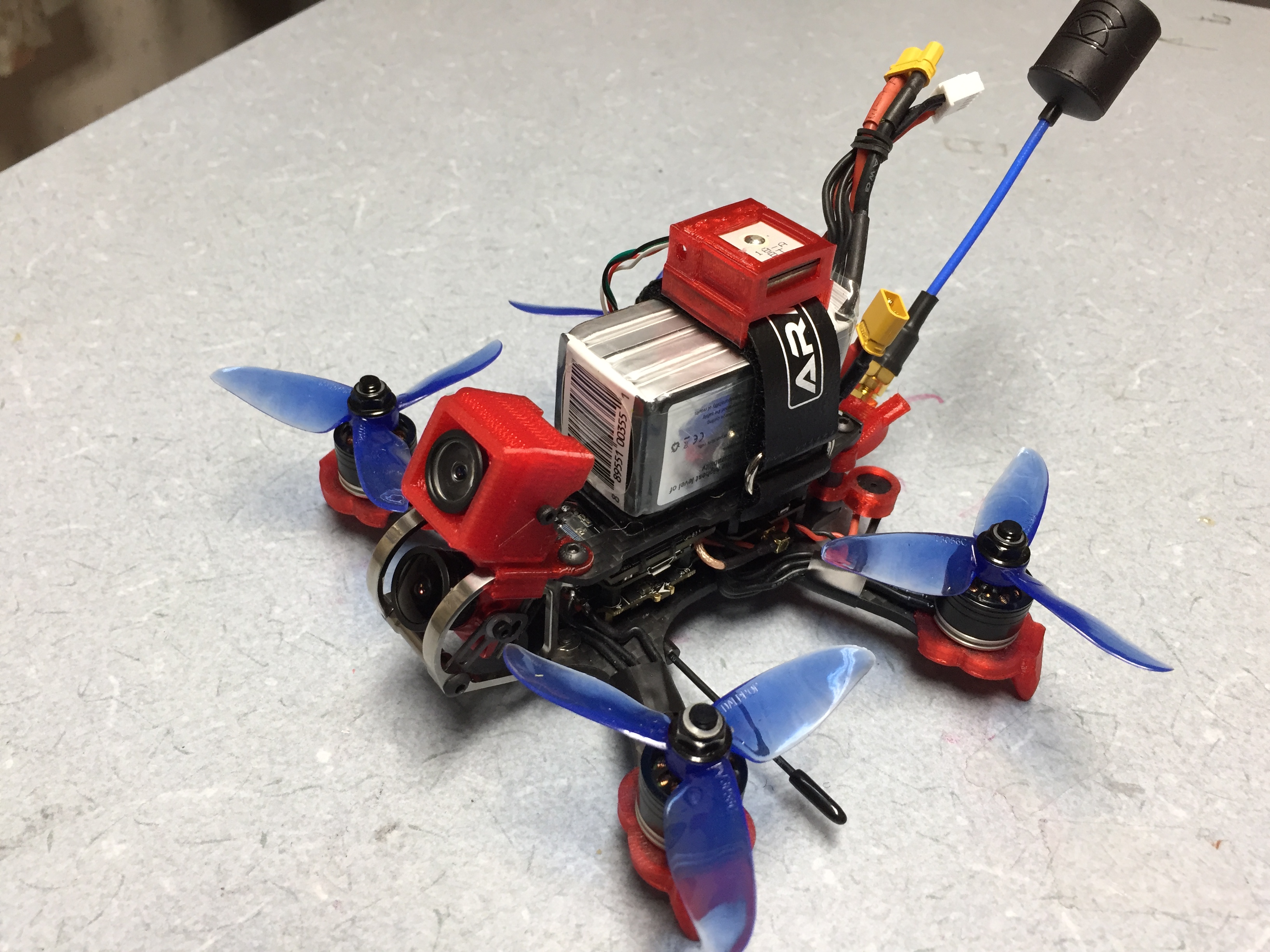 HD Camera Mount for Armattan Gecko (Caddx Turtle V2 / Runcam Split Mini 2)