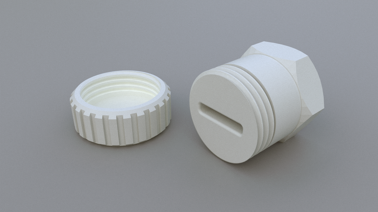 Flat Toothpaste Nozzle
